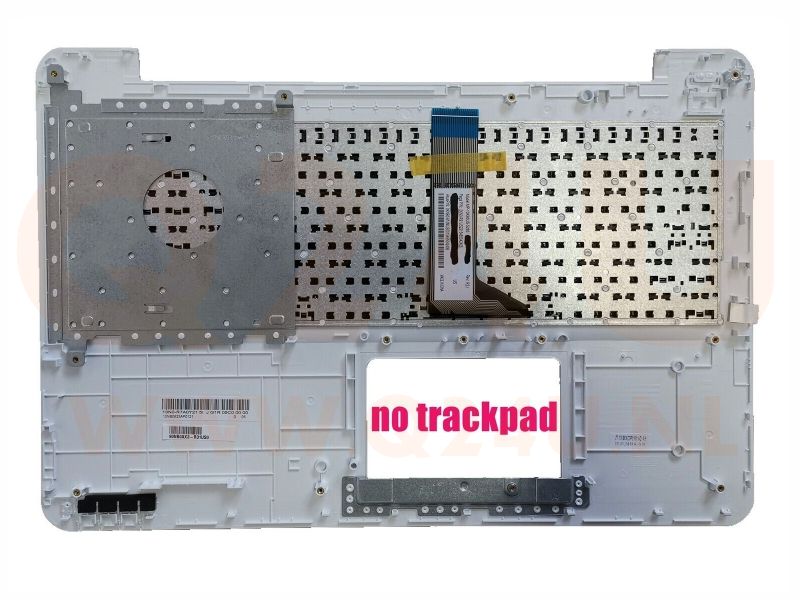 Asus F555L F555 series toetsenbord topcase - zwart / zilver - 13NB0623AP0121