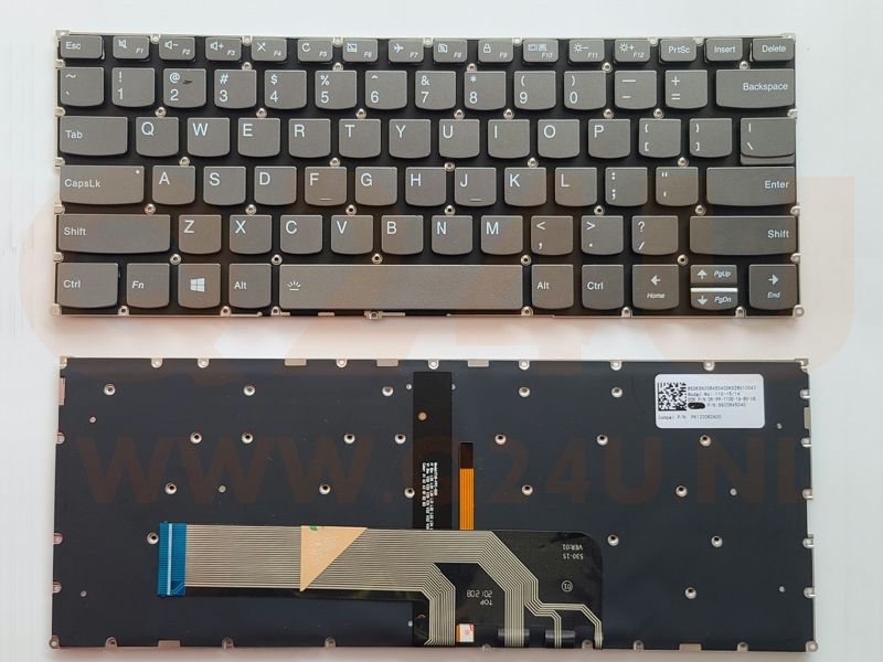 Lenovo Flex 6-14IKB 6-14ARR Yoga 530-14IKB 530-14ARR 730-13IKB 730-13IWL 730-15IKB toetsenbord US - met licht