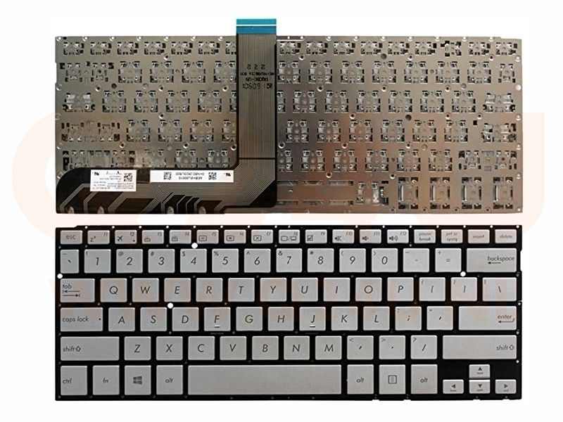 Asus TP300 Series laptop toetsenbord US QWERTY - zilver