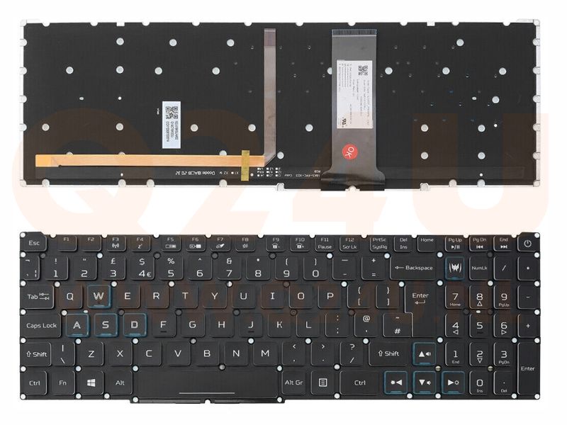 Acer Nitro 4 AN515-54 AN517-51 toetsenbord US qwerty - N18C3 C4