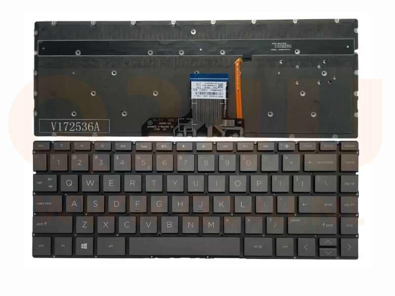 Hp Spectre X360 13-AC 13- AG 13-AD 13-W US qwerty toetsenbord - zwart - licht