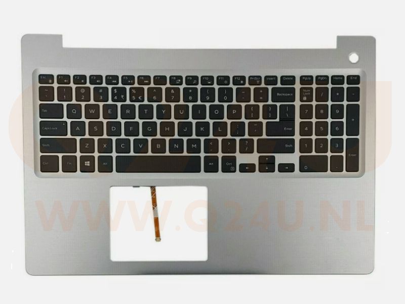 Dell Inspiron 5570 5575 top case US toetsenbord met licht - 0MR2KH