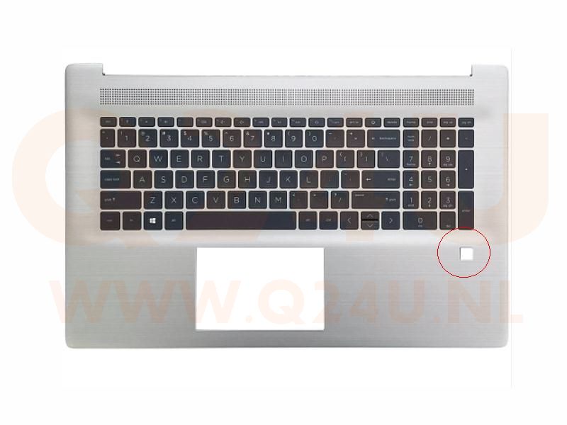 HP 470 G8 470 G9 470 G10 US toetsenbord top case - M51629-001- licht met FP