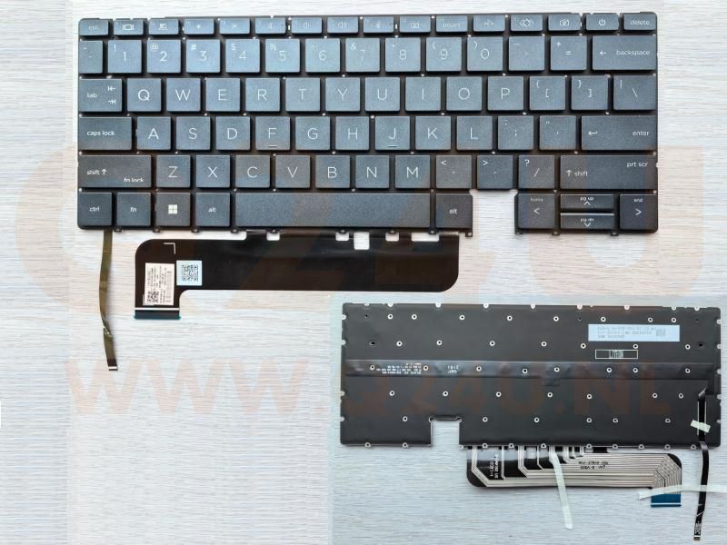 HP Elite Dragonfly G3 G4 US qwerty toetsenbord - met licht - 8Y563UAR