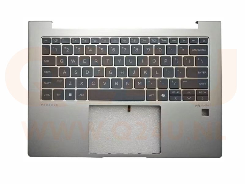 HP Probook 4 G1i 14 440 G11 445 G11 US qwerty toetsenbord top case - licht
