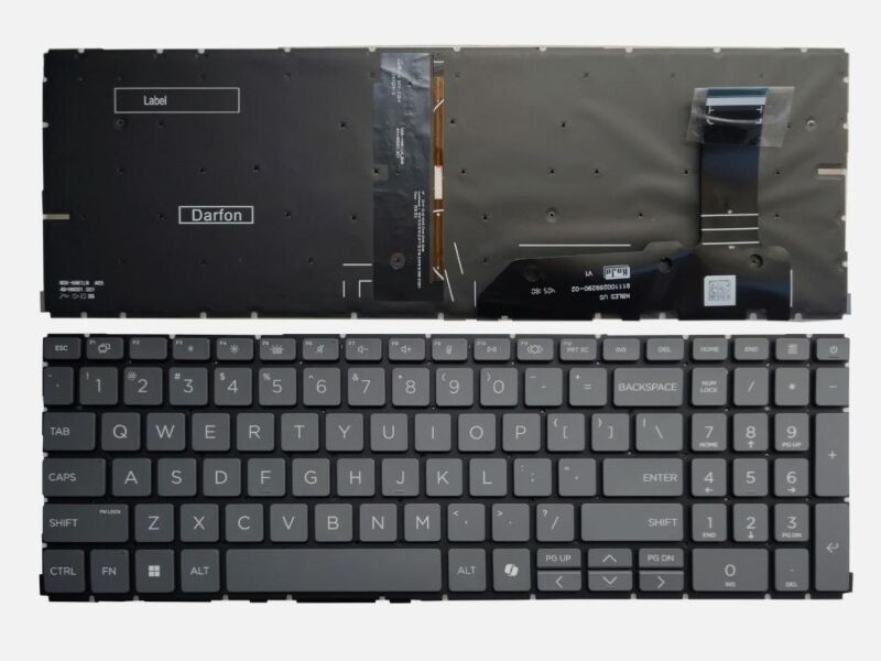 HP ProBook 4 G1i G1A G1iR 16 US qwerty toetsenbord - licht