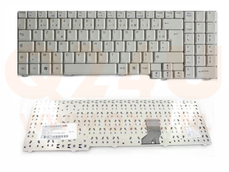 Packard Bell EasyNote SB6 SB885 SB88 SB89 series Minos GM GP laptop toetsenbord, BE AZERTY - wit