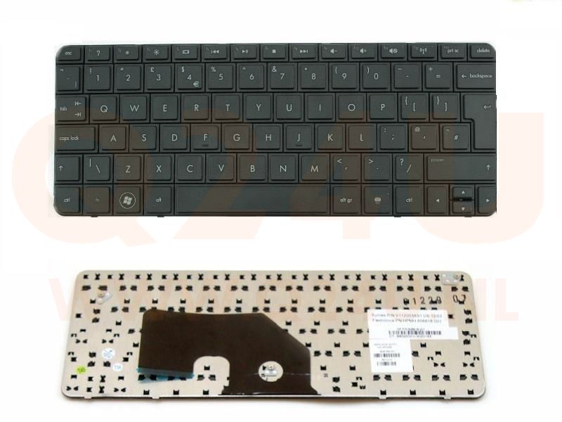 Compaq Mini CQ10 HP Mini 110 series laptop toetsenbord, UK - zwart