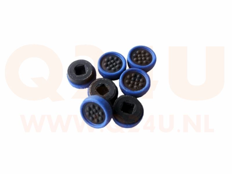 1x Muis pointer zwart / blauw, voor Dell laptops - 3x3 mm