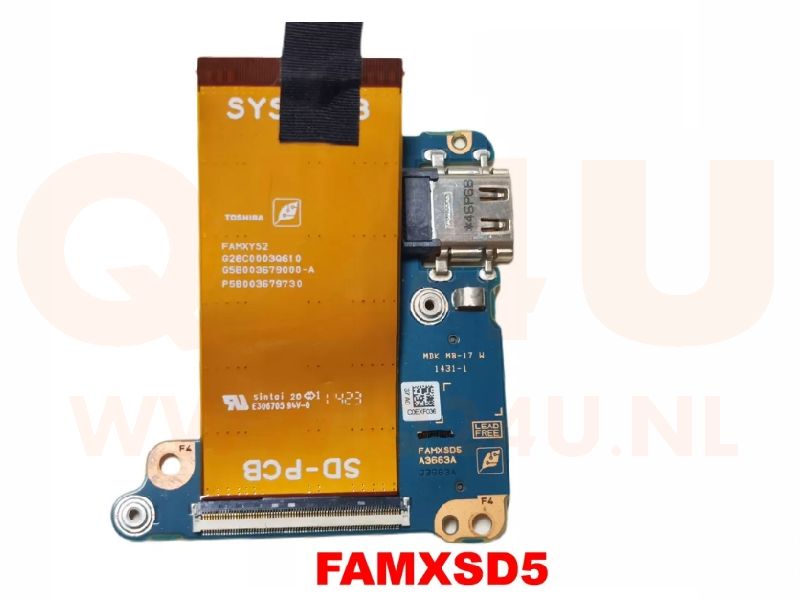 Toshiba Z40-A Serie USB. SD board - FAMXSD5