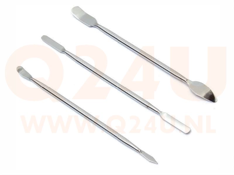 3x Metalen opening gereedschap