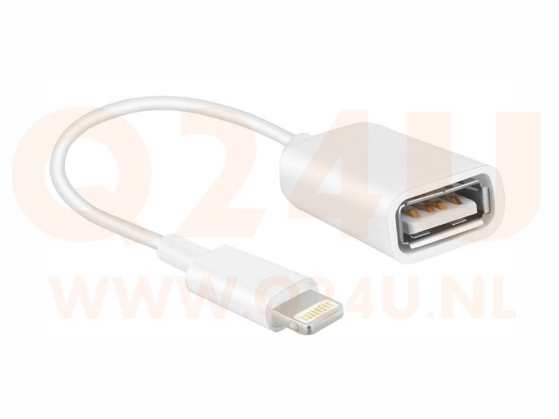 Lightning naar USB female cable