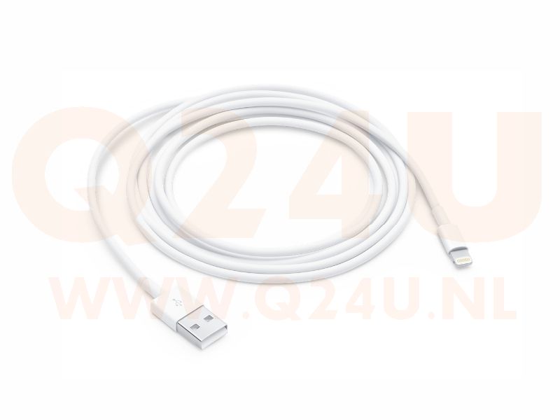 Apple USB - lightning kabel, 2 meter - wit