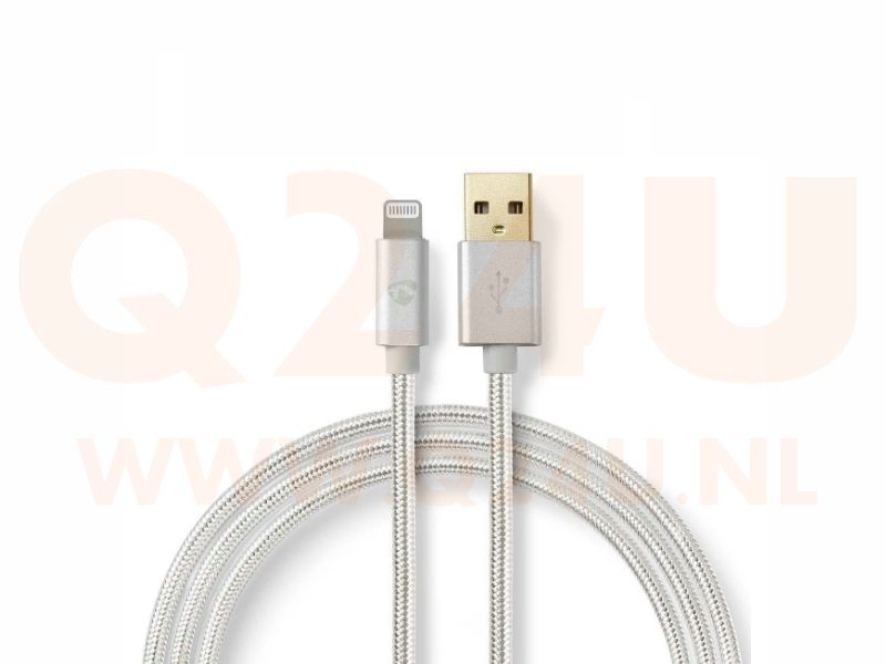 Apple USB - lightning kabel, 2 meter - grijs