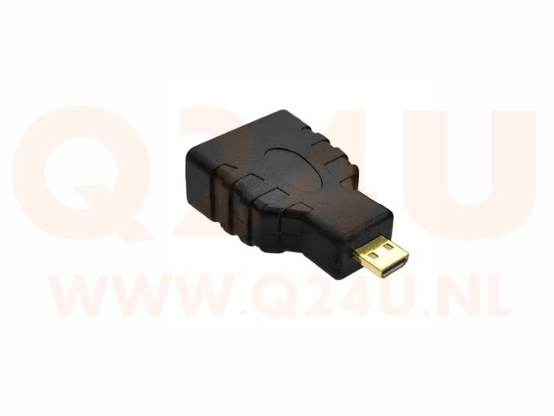 Micro HDMI male naar HDMI female adapter (4K)