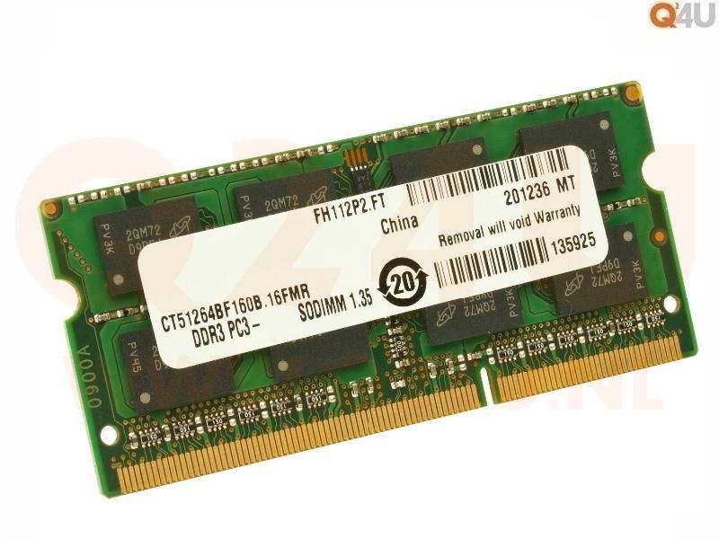 4 GB OEM - 4 GB DDR3-1600 PC3-12800 mixed A brand