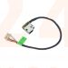 HP DC Jack 4.5 x 3.0 mm - 799749-T17 - 18 cm kabel