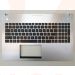 Asus N56 series laptop top case , US - zilver - toetsenbord zwart met licht