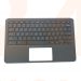 HP ChromeBook 11 G6 EE series laptop top case toetsenbord, US - zwart