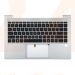 HP Probook 440 445 G8 G9 top case met toetsenbord - met licht - M23770-001 - 1x USB-C