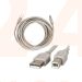 USB printerkabel, A-B, 1.5 meter