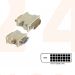 DVI-D dual link - VGA adapter, 24 + 1 pin