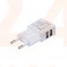 USB oplader 5v 2a, 2x USB uit, wit